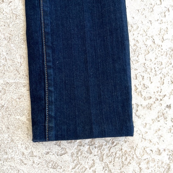 Bebe Jeans size 8 29 X 30 Brooke Straight Dark Blue Low Rise Women’s Y2K Denim - Picture 7 of 8
